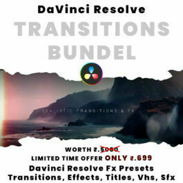 Davinci Resolve Fx Presets | Transitions, Effects, Titles, Vhs, Sfx