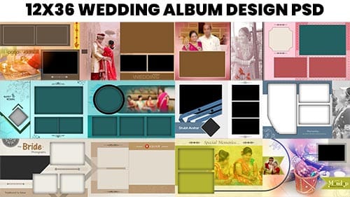 Read more about the article Professional Wedding Album Design PSD Free Download 12×36