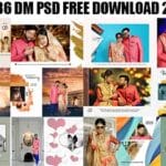 Download Wedding Album PSD 12×36 Free | Latest DM PSD Pack 2025