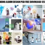 Download Pre Wedding Album Design 12×36 Sheet PSD & PDF