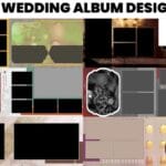 Premium Album Design Templates 12×36 Wedding Album PSD Free Download